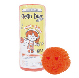 I&US Clean Duo MOM SCRUB Antibacterial Scrubber (3pcs / 6pcs) Eco-Friendly TPU Silver Nano Spontex Scratch-Free